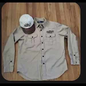 Polo pheasant hunting shirt hat combo